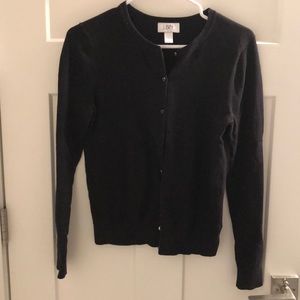 Ann Taylor LOFT black long sleeve cardigan